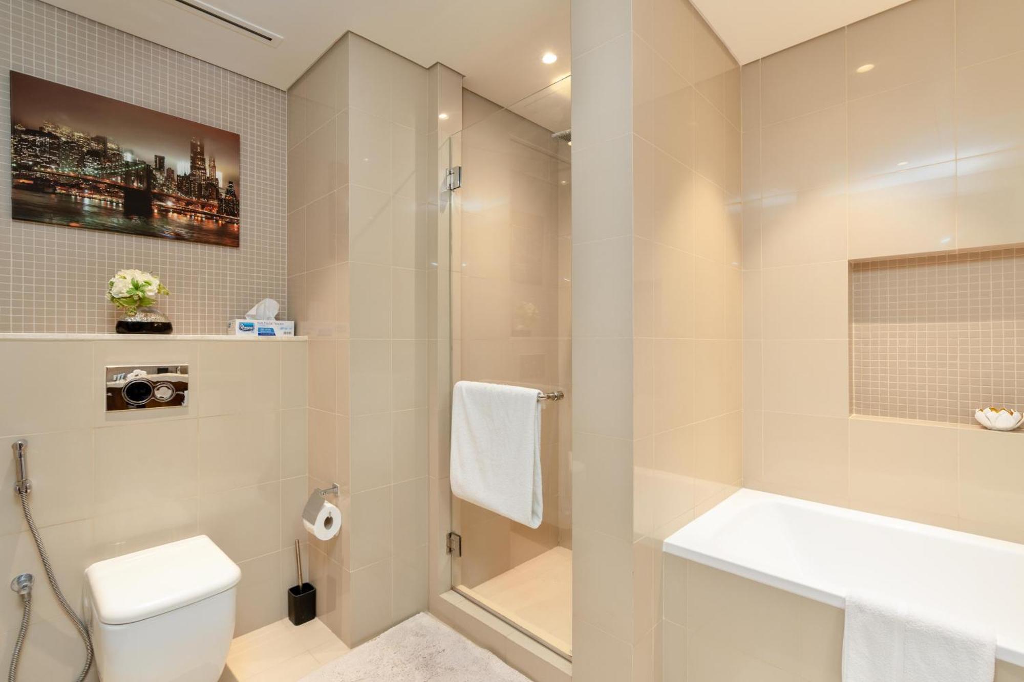 King 2br With Burj Khalifa View In Boulevard Point Apartment Dubai